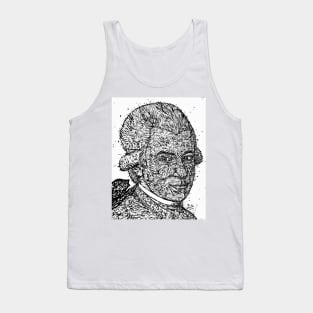 WOLFGANG AMADEUS MOZART ink portrait.2 Tank Top